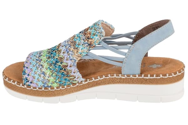 Rieker Sandals V1241-91, Kvinna, Sandaler, flerfärgad
