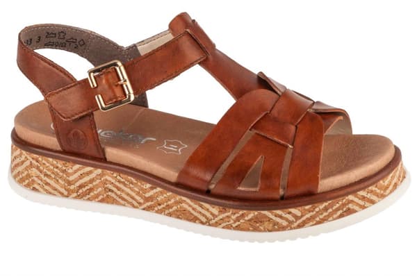 Rieker Sandals W0853-24, Kvinna, Sandaler, brun