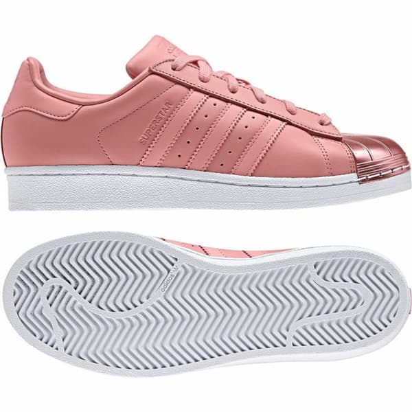 Sportssneakers til damer Adidas Originals Superstar Laksefarvet - 37 1/3