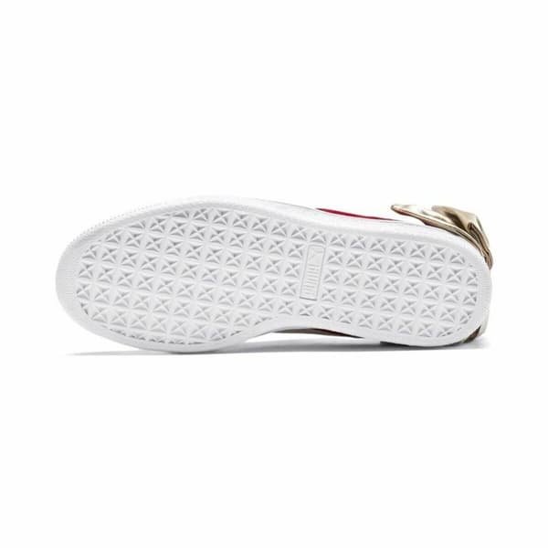 Kvinde Casual Sneakers Puma Sportswear Suede Bow Varsity Rød - 36