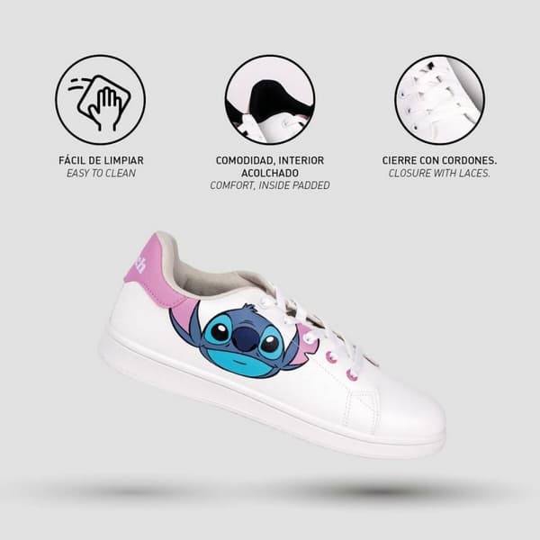 Sportssneakers til damer Stitch Hvid - 35