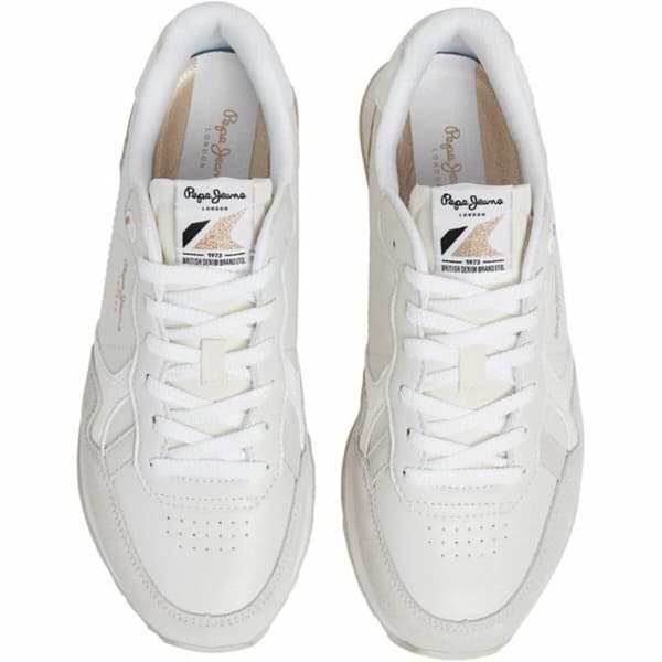 Kvinde Casual Sneakers Pepe Jeans Brit Sun Hvid - 36