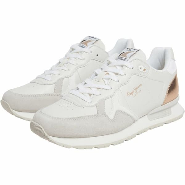 Kvinde Casual Sneakers Pepe Jeans Brit Sun Hvid - 36