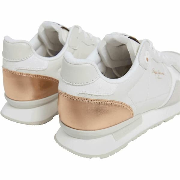 Kvinde Casual Sneakers Pepe Jeans Brit Sun Hvid - 36