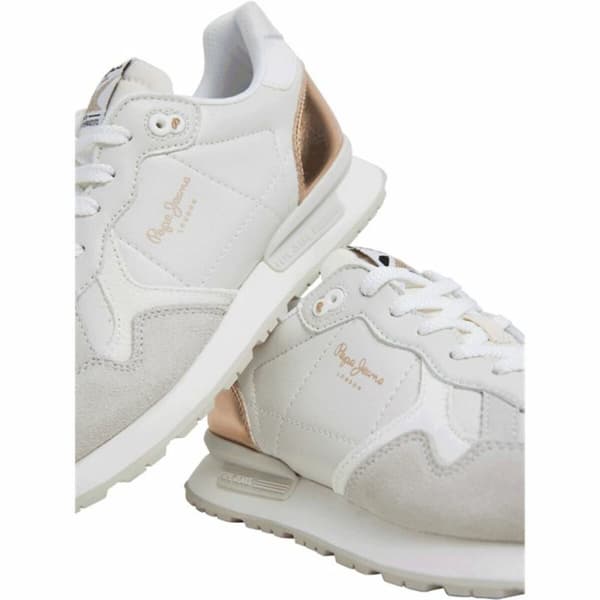 Kvinde Casual Sneakers Pepe Jeans Brit Sun Hvid - 36