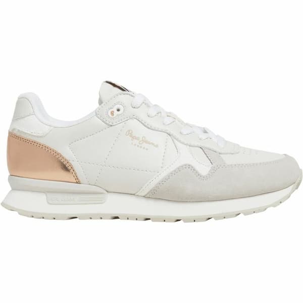 Kvinde Casual Sneakers Pepe Jeans Brit Sun Hvid - 36