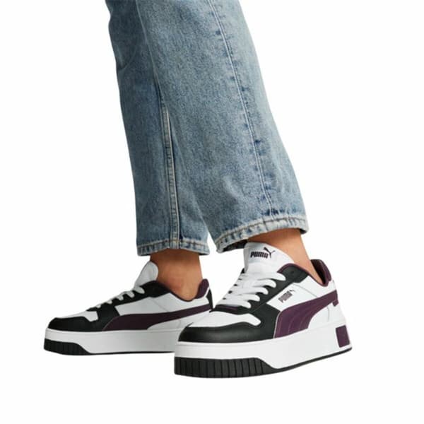 Kvinde Casual Sneakers Puma Carina Street Hvid Marineblå - 36