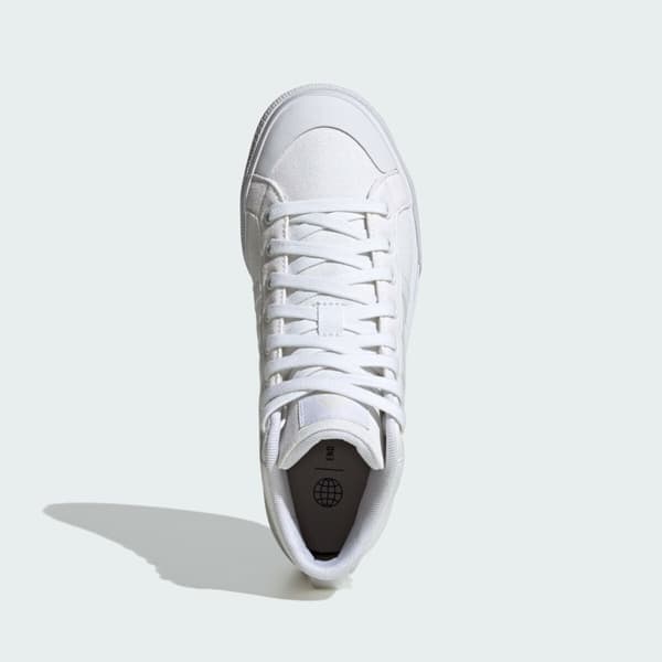 Kvinde Casual Sneakers Adidas BRAVADA 2.0 MID PLATFORM Hvid - 38 2/3