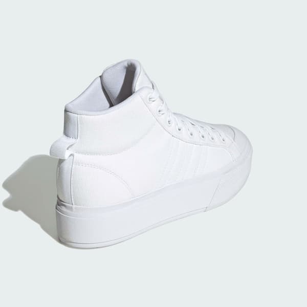 Kvinde Casual Sneakers Adidas BRAVADA 2.0 MID PLATFORM Hvid - 38 2/3