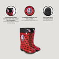 Miniatyrbillede 6 af 6: Children's Water Boots Lady Bug 27