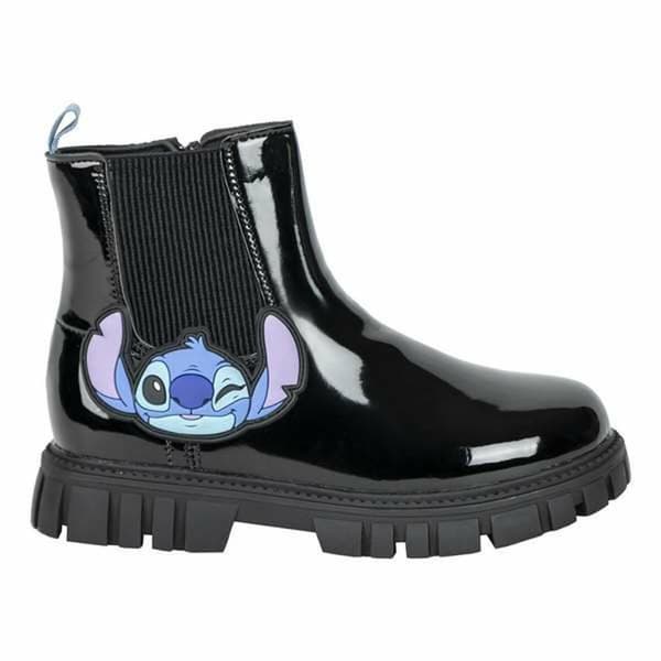 Kids Casual Boots Stitch Black 35