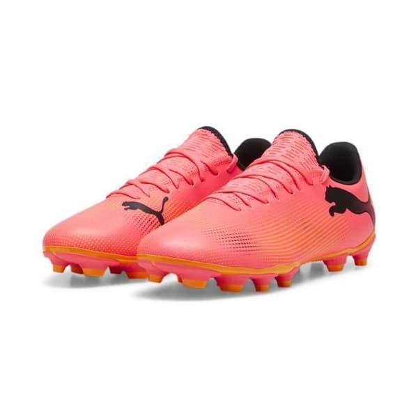 Fotbollsskor - Puma - Future 7 Play FG/AG - Rosa - Moldade - Andningsbara