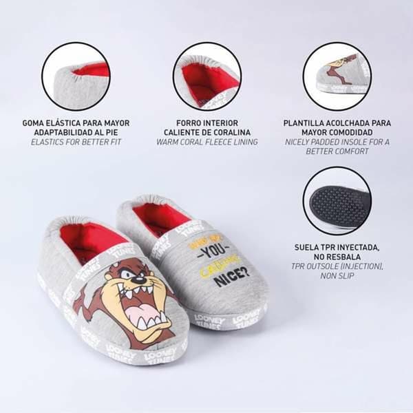 House Slippers Looney Tunes Light grey 30-31