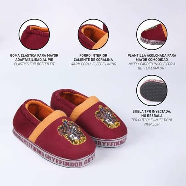 House Slippers Harry Potter Dark Red 30-31
