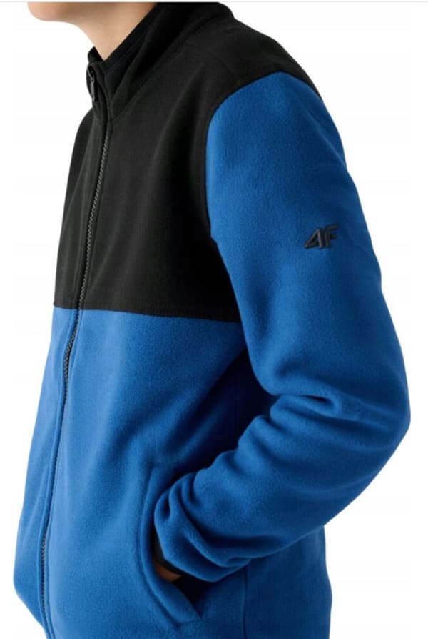 4F barnfleece för pojkar, casual sweatshirt, storlek 164
