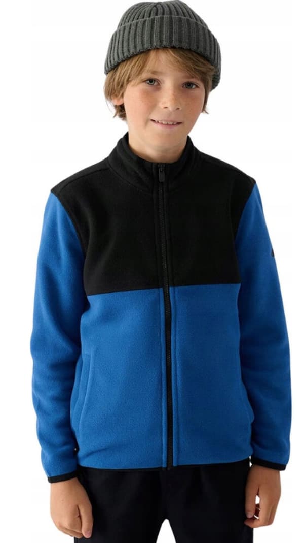 4F barnfleece för pojkar, casual sweatshirt, storlek 164