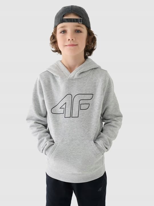 SPORTTRÖJA MED HUVA FÖR POJKAR 4F M1292