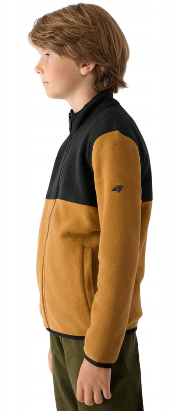 4F børnefleece til drenge, casual sweatshirt, størrelse 152