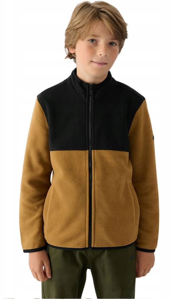 4F børnefleece til drenge, casual sweatshirt, størrelse 152