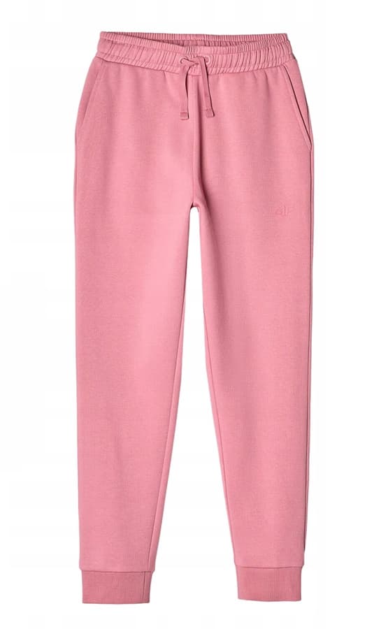 JOGGINGBYXOR 4F JR F0828 ROSA TRÄNINGSDRÄKT FÖR FLICKOR