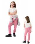 Miniatyrbillede 1 af 4: JOGGINGBUKS 4F JR F0828 LYSERØDE TRÆNINGSDRAGTER TIL PIGER
