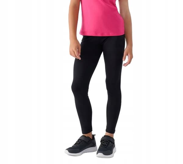 Leggings för flickor F239 4F barnsportleggings bomull storlek 164