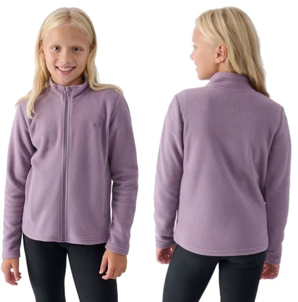 BØRNEFLEECESWEATSHIRT 4F TIL PIGER F261 HVERDAGSFLEECE