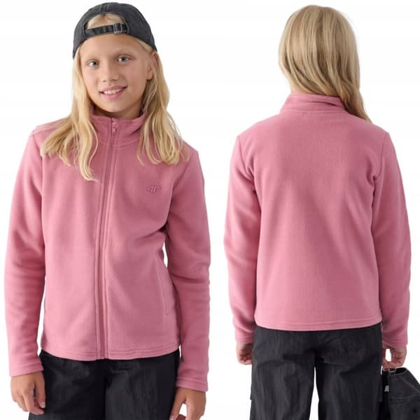 BØRNEFLEECESWEATSHIRT 4F TIL PIGER F261 HVERDAGSFLEECE