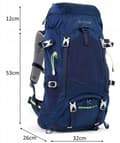 Miniatyrbillede 8 af 10: RG CAMP ADVANCE 45+5L TERRÆKSAK TIL BERGTREKKING MED STEL