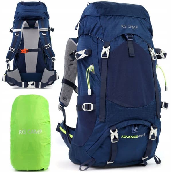 RG CAMP ADVANCE 45+5L TERRÆKSAK TIL BERGTREKKING MED STEL