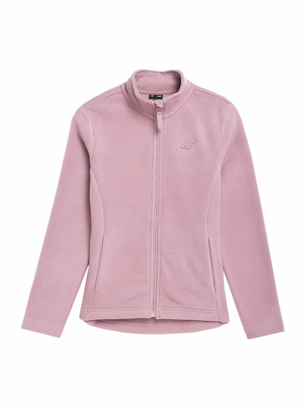 4F barnfleece för flickor, casual sweatshirt, storlek 152