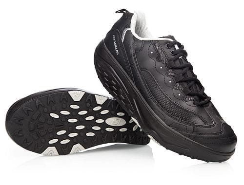 FIT WALK skor med rockersula svarta 38