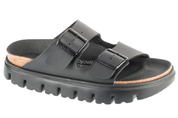 Birkenstock Arizona Papillio Chunky BF 1029077, Kvinde, Slides, sort