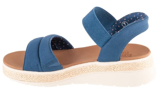 Skechers Slip-Ins: BOBS Sun Ray 114413-NVY, Kvinna, Sandaler, marinblå