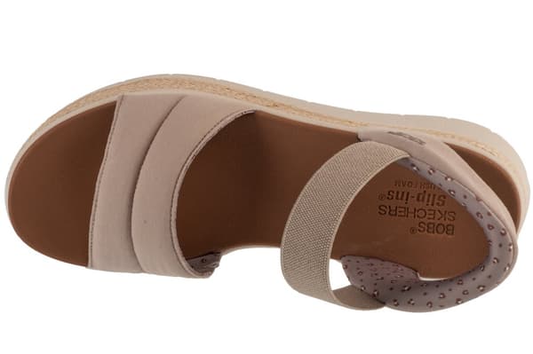 Skechers Slip-Ins: BOBS Sun Ray 114413-TPE, Kvinna, Sandaler, beige