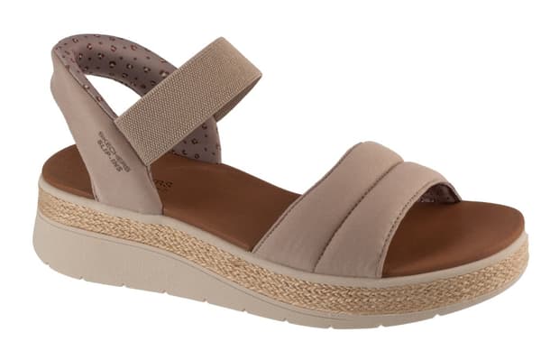Skechers Slip-Ins: BOBS Sun Ray 114413-TPE, Kvinna, Sandaler, beige