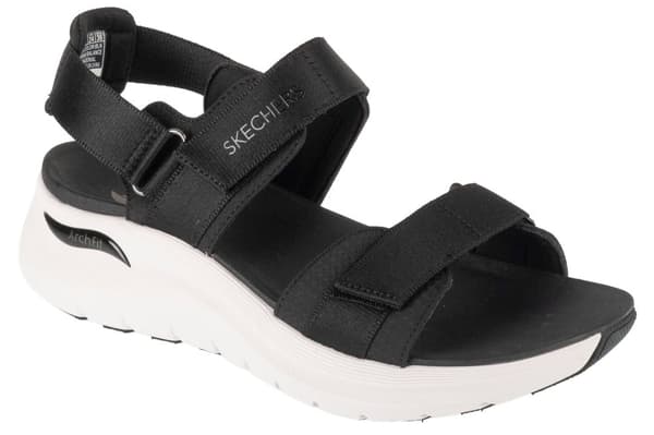 Skechers Arch Fit 2.0 - Go-Getter 119465-BLK, Kvinde, Sandaler, sort