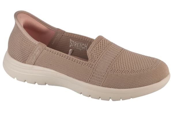Skechers Slip-Ins On The Go Flex - Camellia 138181-TPE, Kvinna, Halva skor, beige