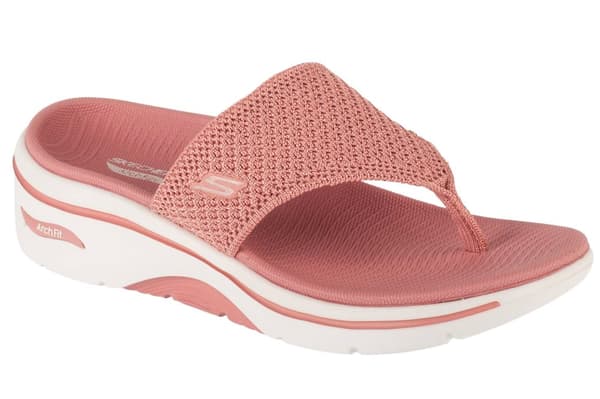 Skechers Go Walk Arch Fit 2.0 Sandal - Carrie 140861-ROS, Kvinna, Flip flops, rosa