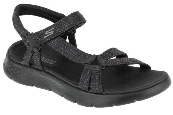 Skechers Go Walk Flex Sandal - Sublime 141451-BBK, Kvinna, Sandaler, svart