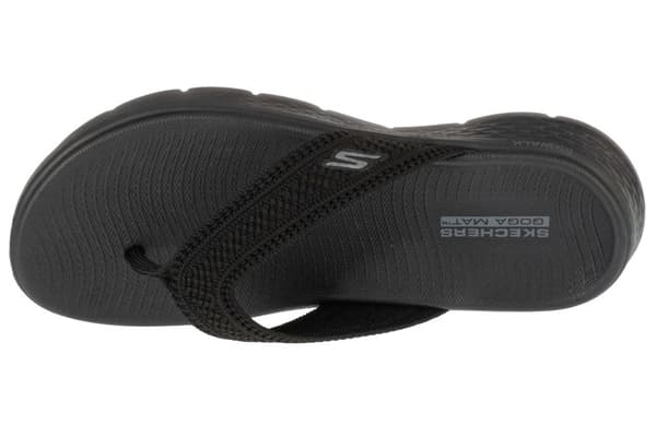Skechers Go Walk Flex Sandal - Holly 141459-BBK, Kvinna, Flip flops, svart