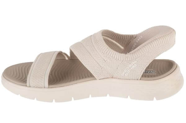 Skechers Slip-Ins: Go Walk Flex Sandal - Enticing 141482-NAT, Kvinde, Sandaler, grå