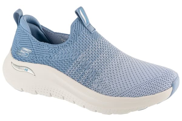 Skechers Arch Fit 2.0 150055-LTBL, Kvinna, Squashskor, blå