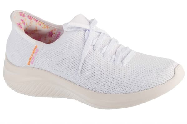 Skechers Slip-Ins: Ultra Flex 3.0 - Morning Blosso 150441-WHT, Kvinna, Sneakers, vit
