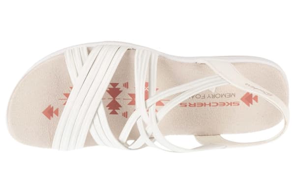 Skechers Reggae Slim - Sunnyside 163185-WHT, Kvinna, Sandaler, vit
