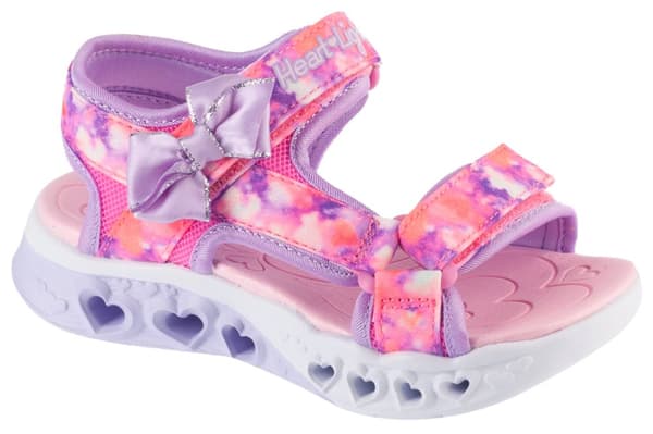 Skechers S-Lights: Flutter Hearts Sandal - Blurry Love 303110L-PKLV, til Pige, Sandaler, lyserød Pink 30