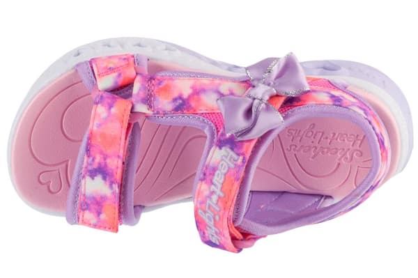 Skechers S-Lights: Flutter Hearts Sandal - Blurry Love 303110L-PKLV, til Pige, Sandaler, lyserød