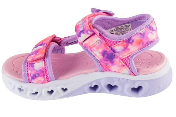 Skechers S-Lights: Flutter Hearts Sandal - Blurry Love 303110L-PKLV, til Pige, Sandaler, lyserød