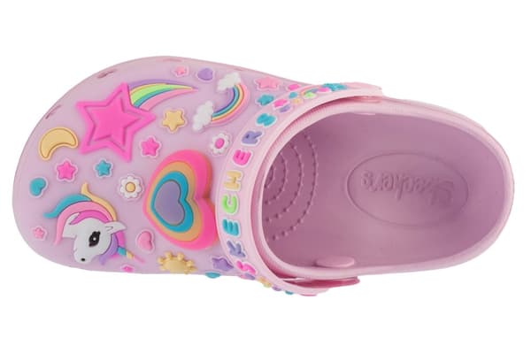 Skechers Heart Charmer - Girly Land 308406L-LPMT, til Pige, Slides, lyserød