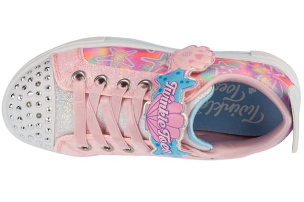 Skechers Twinkle Sparks - Underwater Magic 314824L-LPMT, til Pige, Sneakers, lyserød